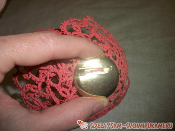 прикрепить наш готовый цветок