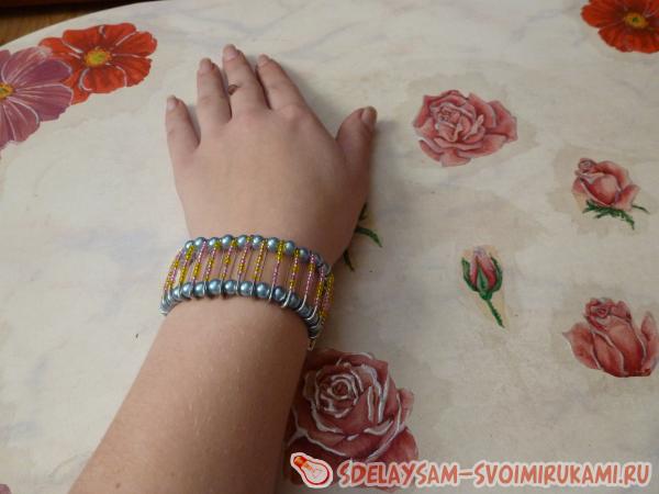 Браслет из булавок своими руками