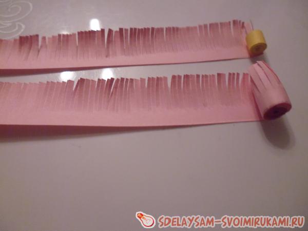 режем бахрому