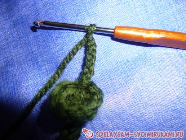 вывязываем семь воздушных петель