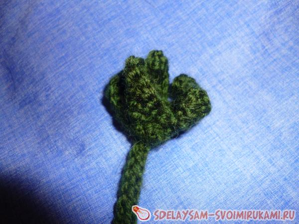 провязываем пять лучей