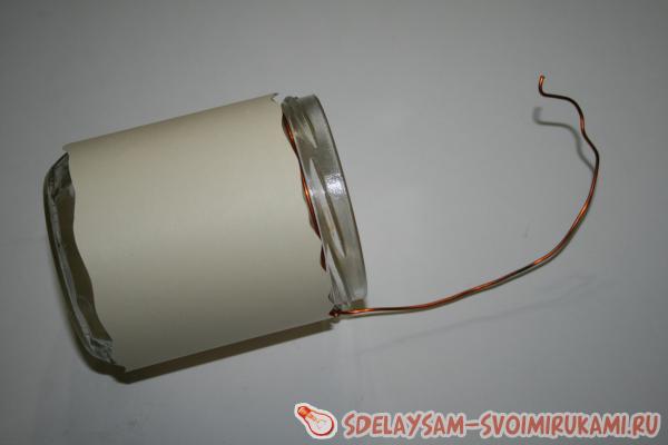 приделываем проволоку