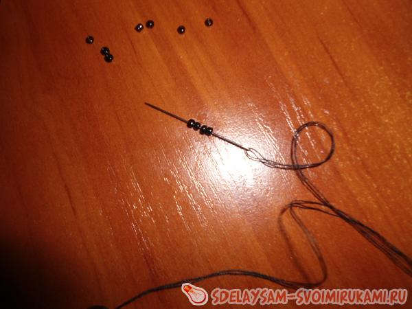 черный цвет бусинок