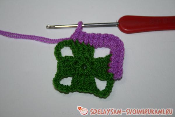 начинаем вязать следующие