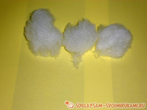 кусочки синтепона