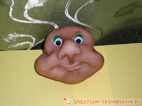 заменить обычными пуговицами