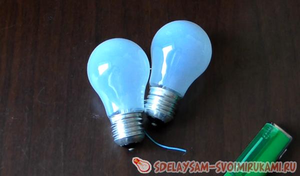 понадобяться лампы накаливания