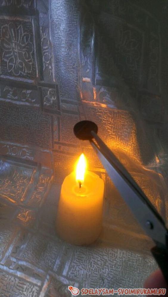 декупаж свечи