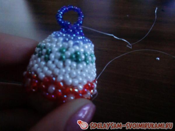 Пасхальное яйцо оплетенное бисером