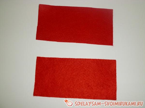 фетра вырезаем два
