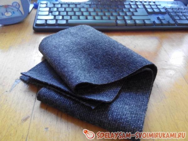 толстую ткань