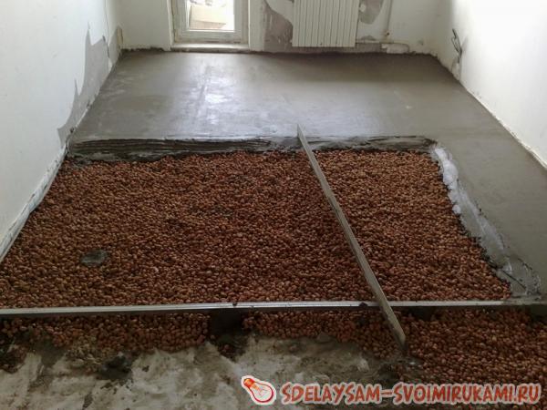 Стяжка напольного покрытия