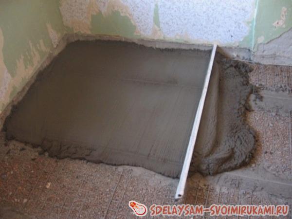 Стяжка напольного покрытия