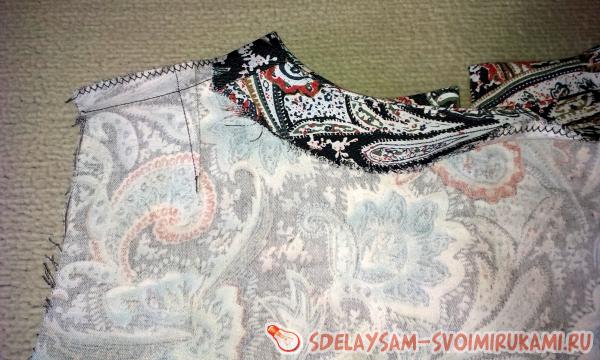 Женская ветровка из джинсовой ткани