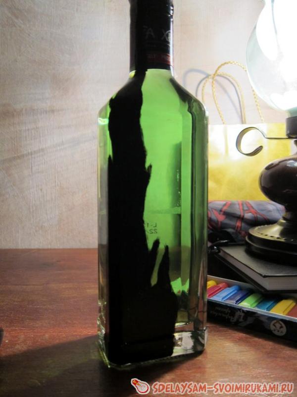 декорирование бутылки