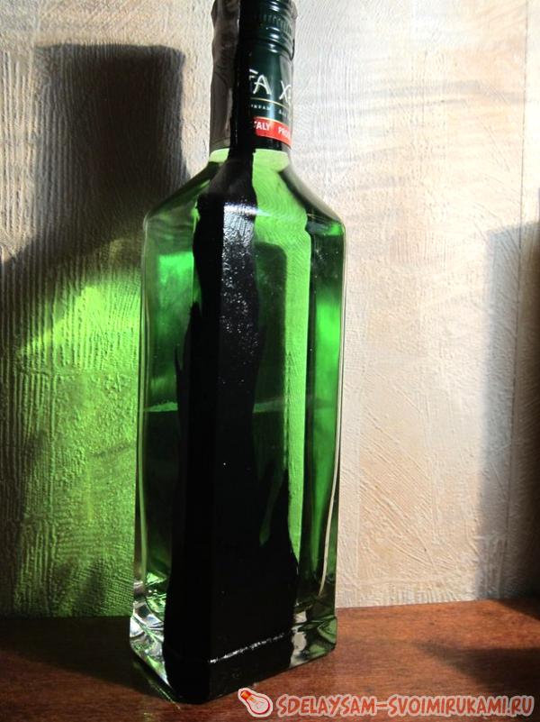 декорирование бутылки