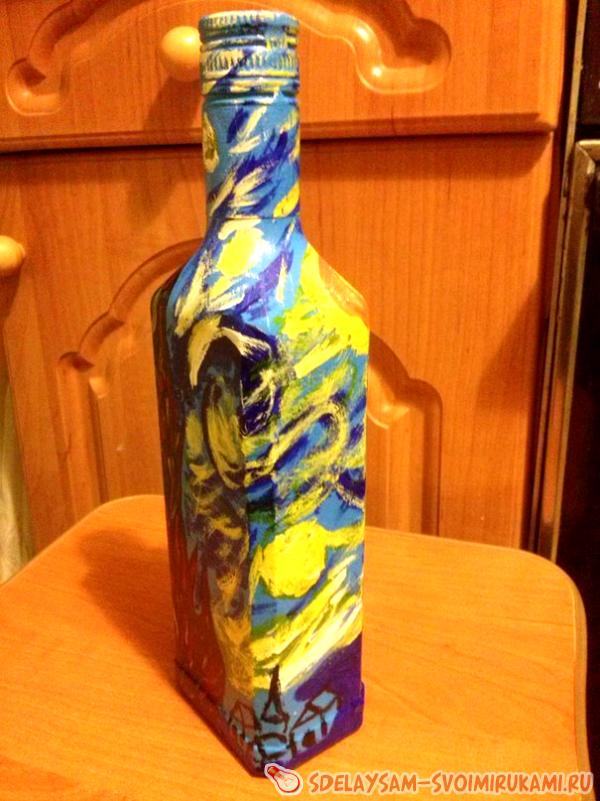 декорирование бутылки