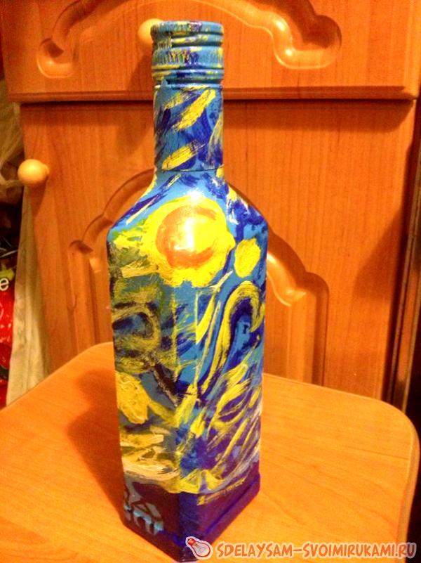 декорирование бутылки