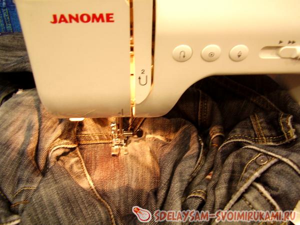 штопка джинсов в домашних условиях