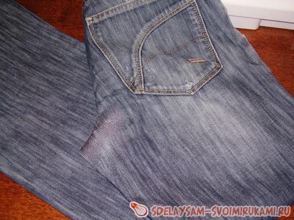 штопка джинсов в домашних условиях
