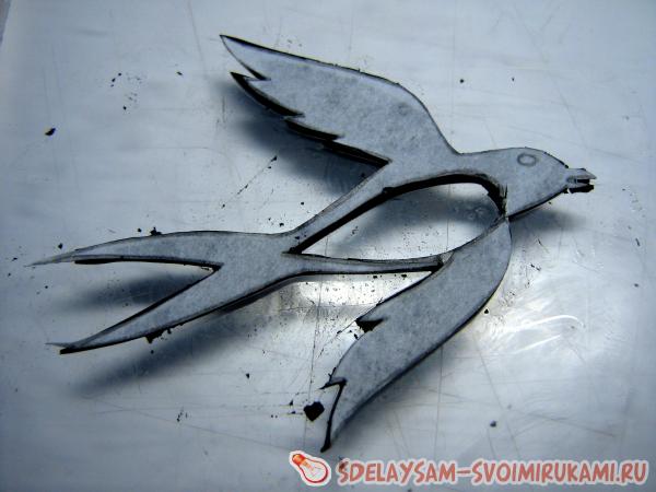 вырезаем из глины