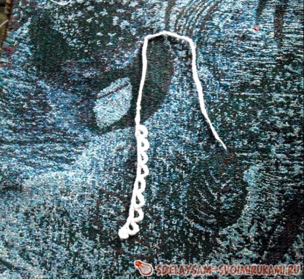 связать завязки для ожерелья