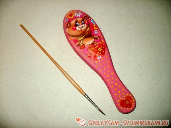 вскрываем поверхность лаком