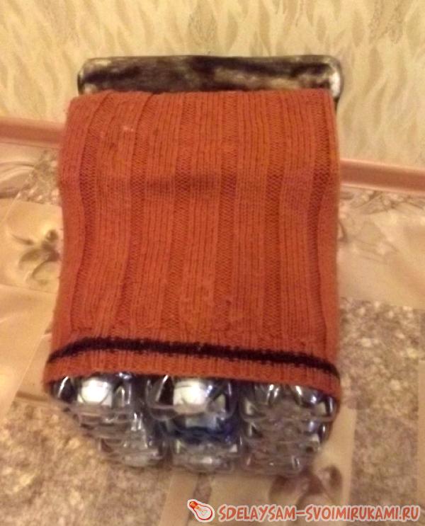 стульчик из пластиковых бутылок