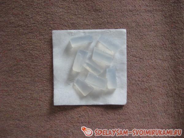 куски основы мыльной