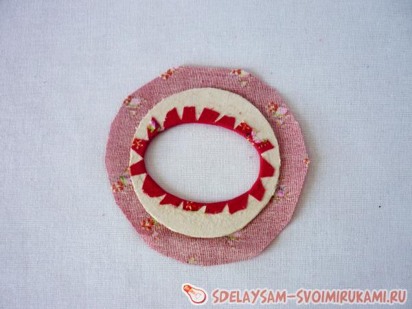 оформим часть с зеркальцем