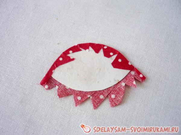 Оклеим последнюю цельную заготовку