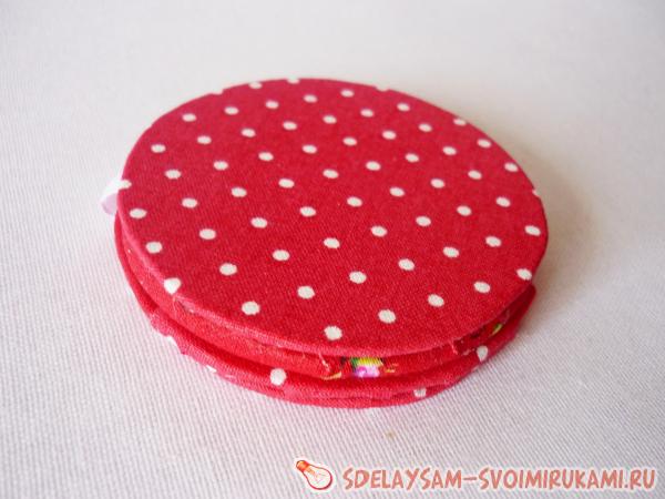 Декорирование зеркальца из пудреницы