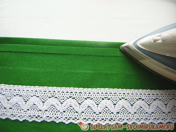 Отстрачиваем складку