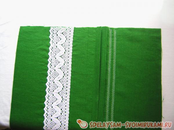 Отстрачиваем снова складку