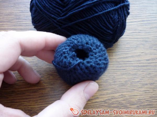 насыпаем наполнитель