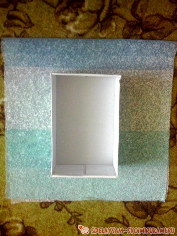 ткань сворачиваем