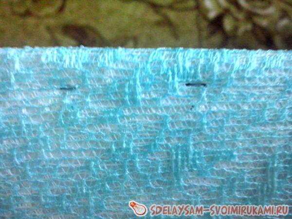 Швы выполняем обметочные