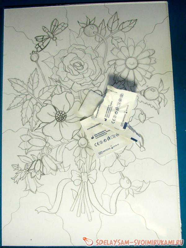 обезжирить поверхность