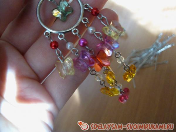 серьгу в восточноцыганском стиле