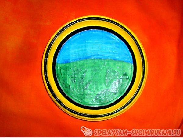 раскрашиваем рамку тарелочки