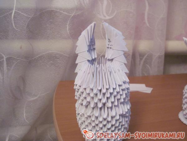 Модульное оригами Веслый зайчишка