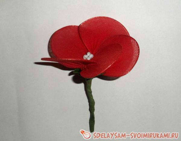 Цветок из капрона