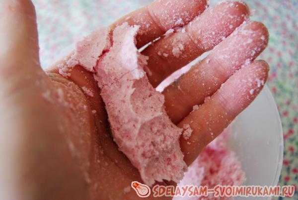 Консистенция обеих смесей