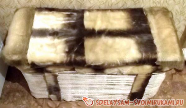 мягкий топчан для дачи