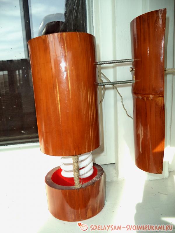 бра из бамбука