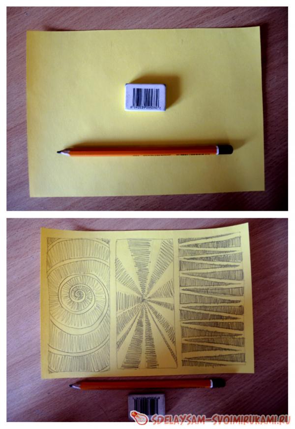 зарисовку будущего панно