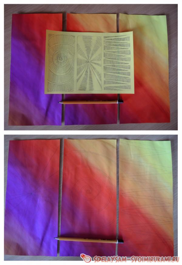 переносим рисунок с эскиза