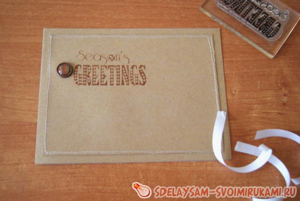 из дизайнерской бумаги