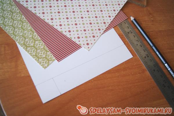 из дизайнерской бумаги