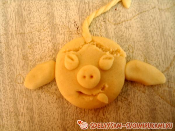 Смешарики из теста